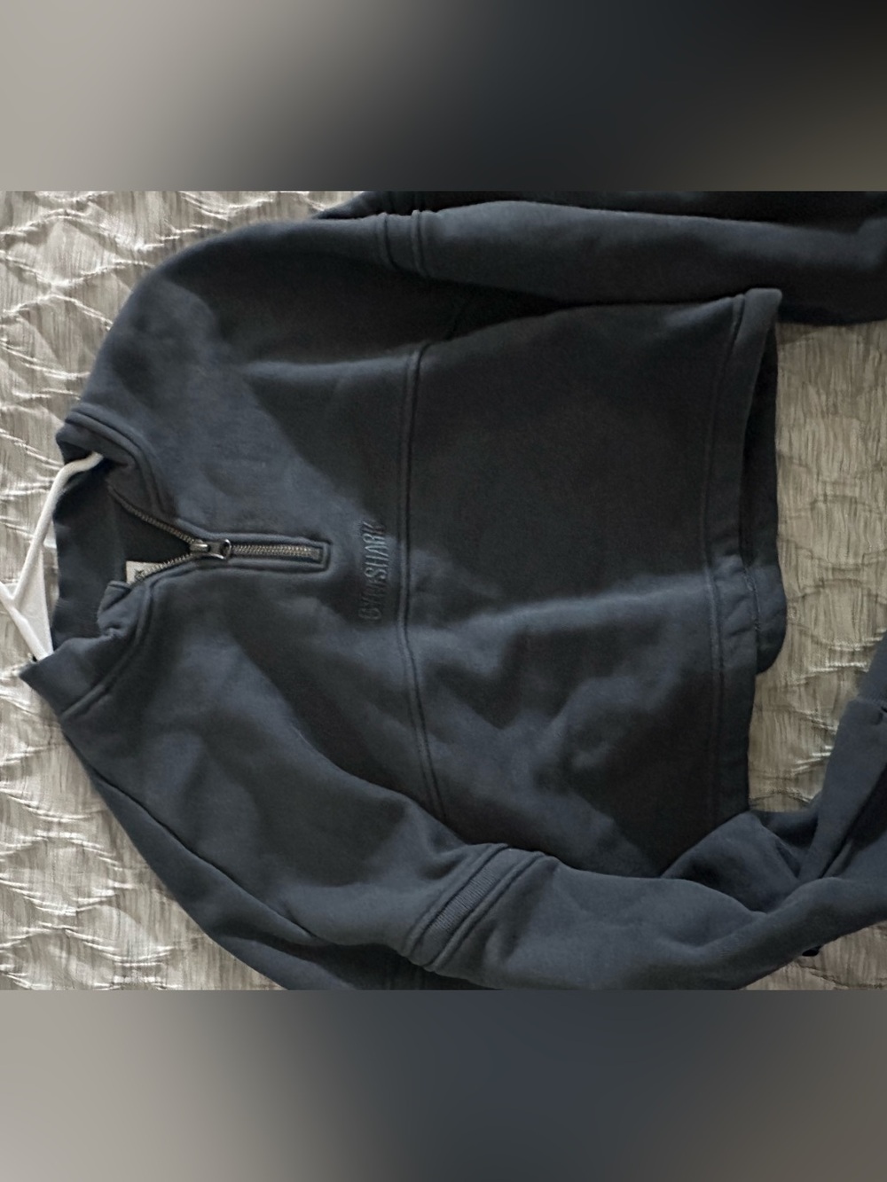 Gymshark Slate Gray Half-Zip Pullover
